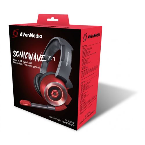 Avermedia gh337 - arceau - omni-directionnel - rouge