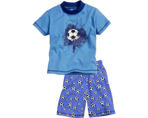 Playshoes pyjama manches courtes football bleu foncé garçon