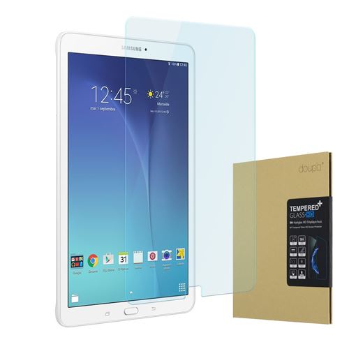 doupi Verre Protection pour Samsung Galaxy Tab E (9,6 pources), Prime 9H HD 3D Touch Trempé écran protecteur
