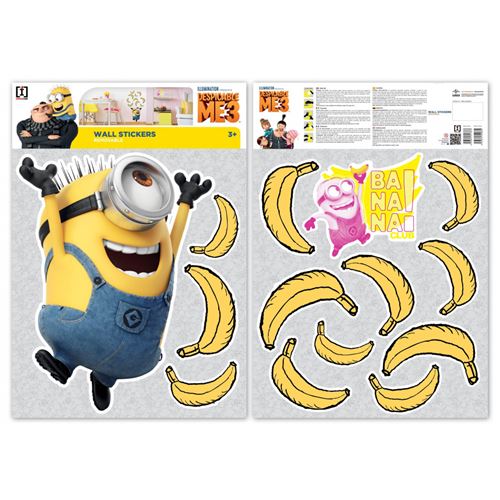 Stickers geant Bananas Les Minions