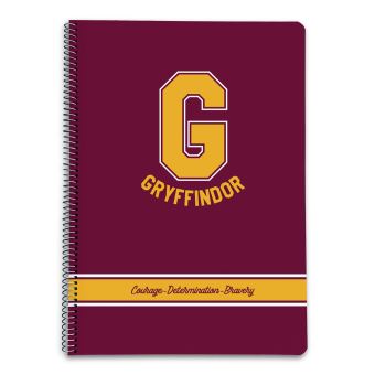 Carnet à spirales A4 Harry Potter Gryffondor