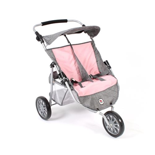 Bayer Chic 2000 697 15 - Poussette Jogger pour poupées jumelles - Coloris 15