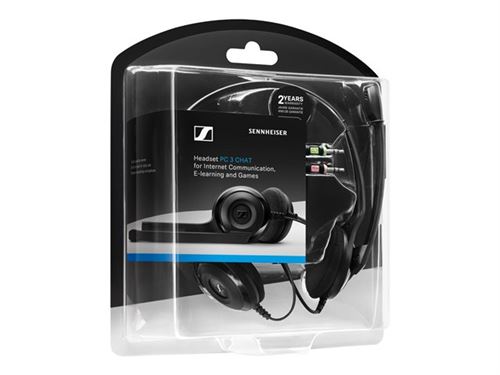 Sennheiser PC 3 Chat Headset - Stereo Kopfhörer Mit Mikrofon | Noise Cancelling
