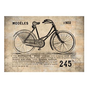 43 48 Sur Papier Peint Velo Ancien Decoration Image Art Vintage Et Retro Decoration Des Murs Achat Prix Fnac