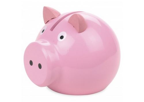 Tirelire cochon rose