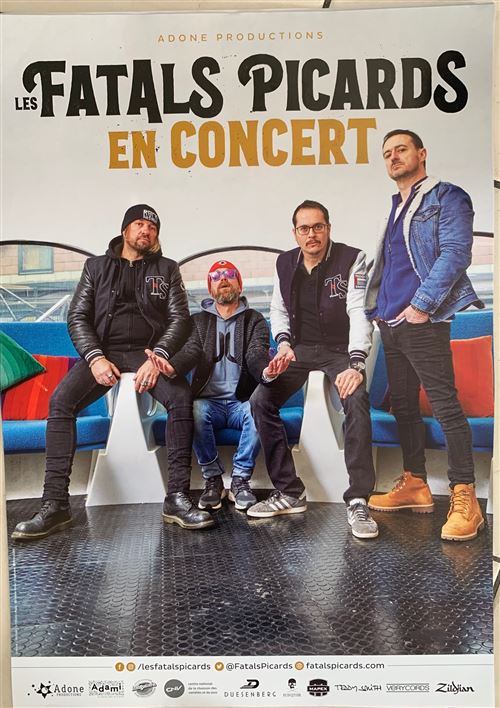 Les Fatals Picards - Tour 2019 - AFFICHE