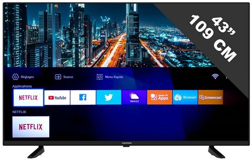 Televiseurs led de 37 a 42 pouces GRUNDIG 43GEU7800B