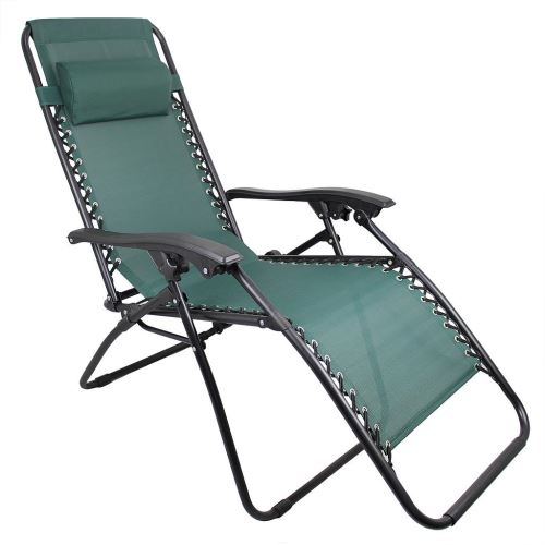 Leogreen Chaise Longue Inclinable Transat En Textilene De Jardin 165 X 112 X 65 Cm Vert Avec Coussin Textilene Charge Maximale 100 Kg Mobilier De Jardin Achat Prix Fnac