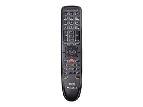 Meliconi GumBody Facile 5.1 LED - Télécommande universelle - infrarouge