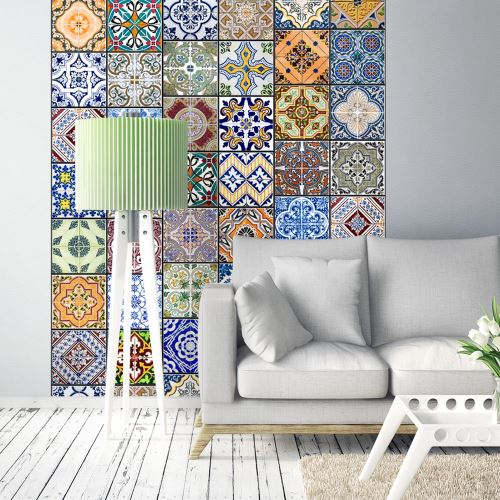 Papier peint - Mosaïque colorée - Décoration, image, art | Deko Panels | 50x1000 cm |