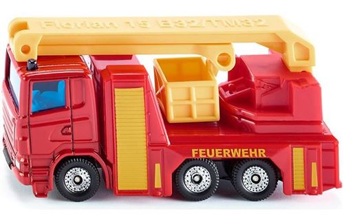 Siku Jaune Plate-Forme Aérienne Scania Feuerwehr 12 Cm Acier Rouge/ (1080) - Image 1