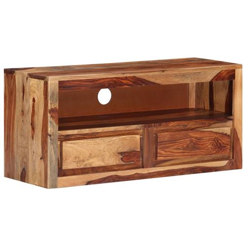 vidaXL Meuble TV 90x30x40 cm Bois massif