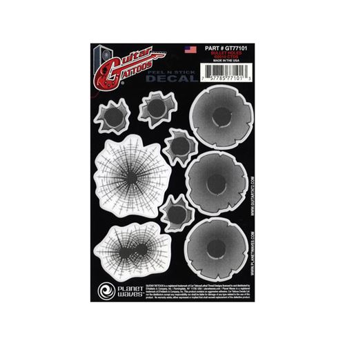 Planet waves Guitar Tattoos Bullet Holes