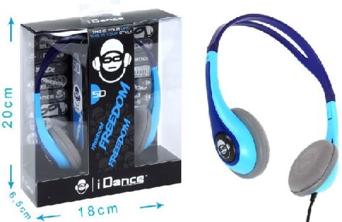 I-casque avec micro freedom bleu
