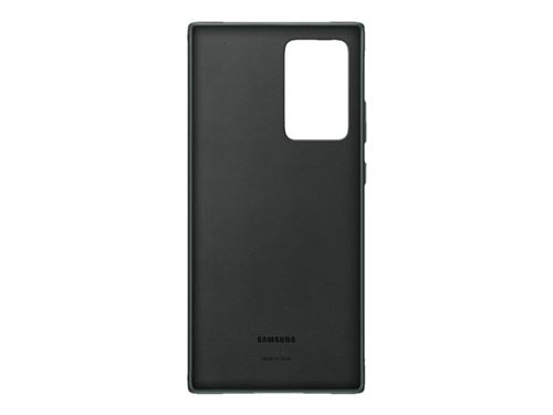 Samsung Leather Cover EF-VN985 - Achterzijde behuizing voor mobiele telefoon - leer - groen - voor Galaxy Note20 Ultra, Note20 Ultra 5G