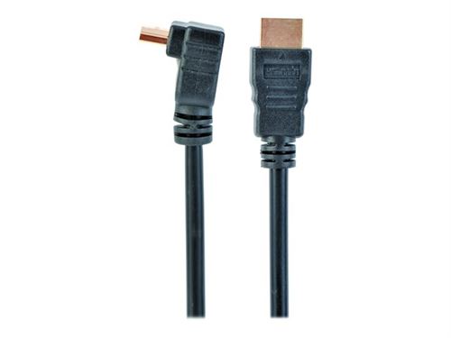 Gembird - HDMI-kabel - HDMI male naar HDMI male - 3 m - zwart - 90° connector