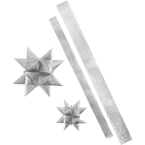 Vivi Gade Outdoorbandes d'étoiles papier 86/100 cm argent 16 pièces
