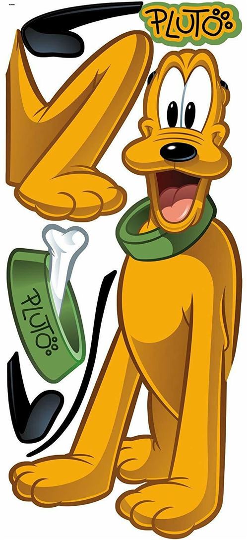 Room Mates Disney Sticker Mural Geant Mickey & Friends Pluto 56X104cm