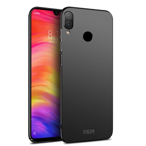 Coque en TPU bouclier ultra-mince givré noir pour votre Xiaomi Redmi Note 7