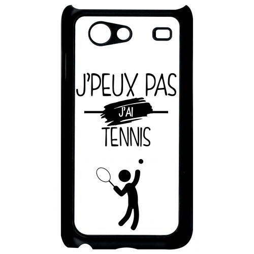 Coque samsung galaxy s advance i9070 j peux pas j ai tennis 1