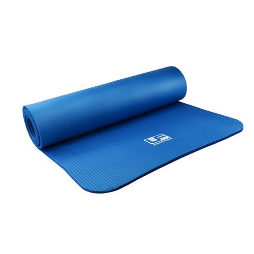 Urban Fitness tapis de gymnastique 183 x 61 x 1 cm caoutchouc bleu