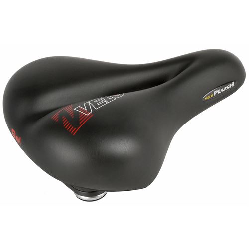 Velo SELLE GEL ELASTO peluche noire HOMMES (VACUUM TECHNOLOGY)
