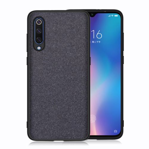Housse étui Coque en toile pour Xiaomi Mi CC9 - Bleu -4284