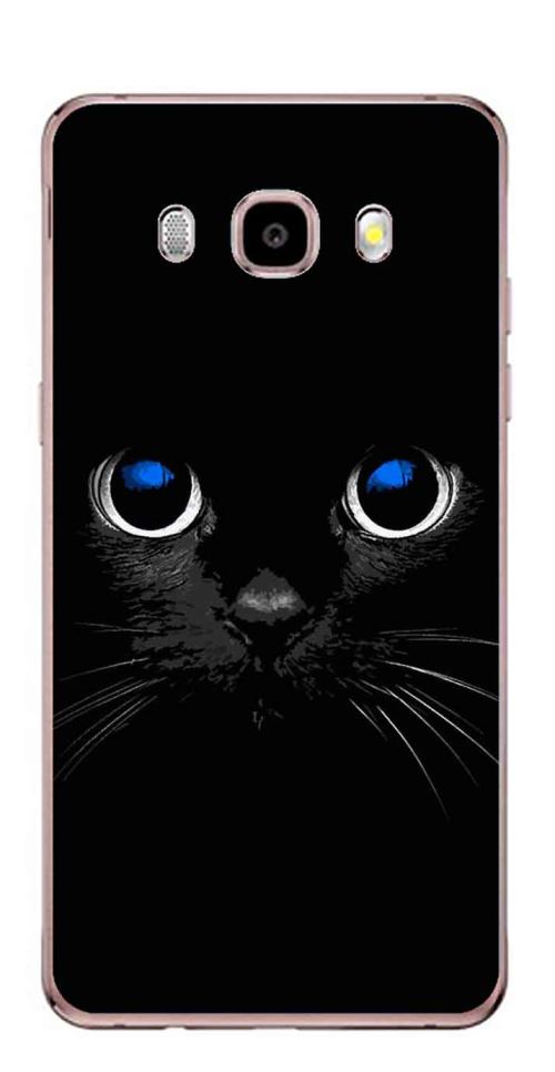 Coque TPU gel souple Samsung Galaxy J5 (2016) design Chat noir