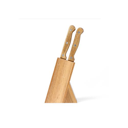 Livoo Bloc de 6 couteaux ? steak MEC133 LIVOO Feel good moments Bois Beige