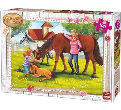 King Jigsaw Apprendre à connaître Mère suitée 100 pièces