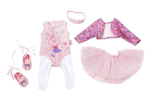 Boutique Deluxeset ballerine 43 cm rose