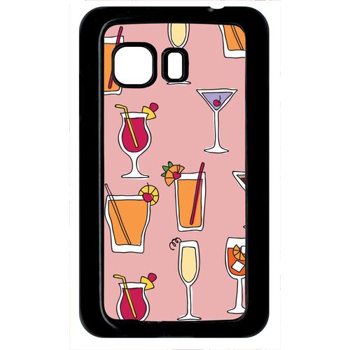 Coque Samsung Galaxy Young 2 Cocktails Font Rose