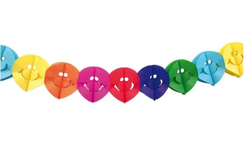 Amscan smiley pendulaire papier 400 cm