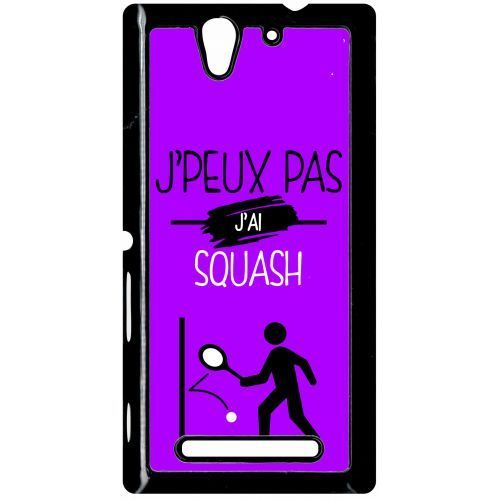 Coque sony xperia c3 j peux pas j ai squash 8