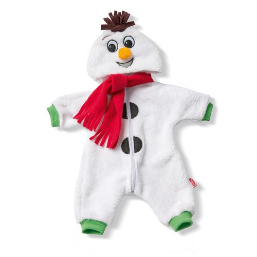 Heless vêtement de poupée bonhomme de neige 28-35 cm