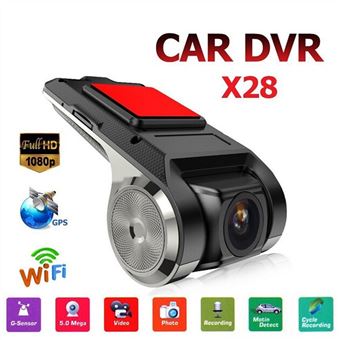 28 Sur X28 Dash Cam 1080p Fhd Voiture Camera Dvr Enregistreur Video Wifi Adas G Capteur Wedazano36 Camera Sport Achat Prix Fnac