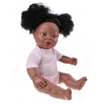 poupee bebe Nouveau ne africain 38 cm fille Poupon Achat prix fnac