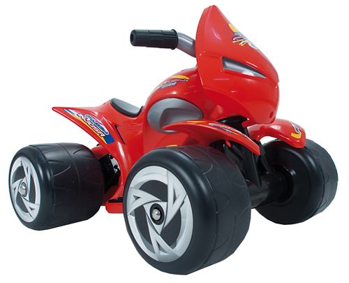 Injusa batterie véhicule Quad Alien 6V 48 cm rouge