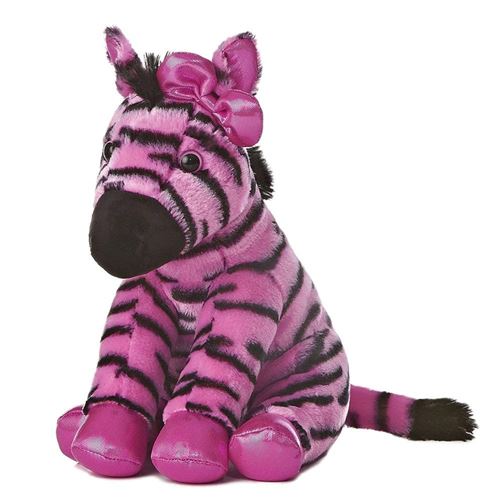 Aurora - 19350 - Peluche - Fabuleux Zèbre - Destination Nation - Rose