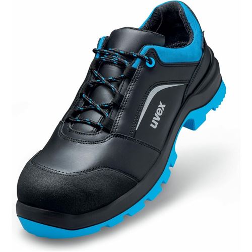 uvex 2 xenova Chaussures basses S3 SRC, T. 43, noir/bleu