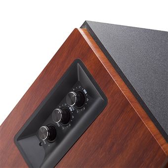 Edifier R1700BT - Haut-parleurs - étagère - sans fil - 66 Watt (Totale) - 2 voies - simili-bois