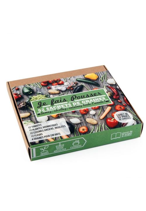 Je fais pousser 52 sachets de graines