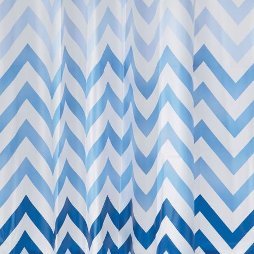 Rideau de douche motif chevron