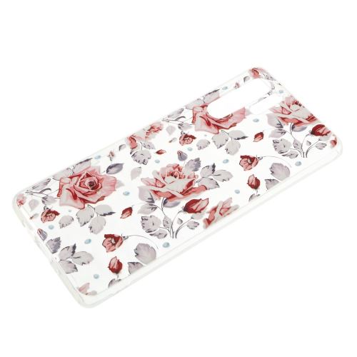 Coque en TPU motif 3D diamant tendre fleurs vives pour votre Huawei P30 Pro