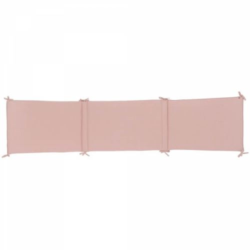 Tour de lit pure 180 x 40 cm coton rose - nattou