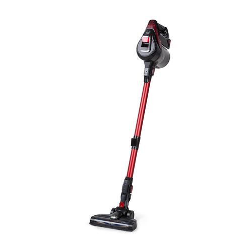 Klarstein Cleanbutler 3G Turbo Aspirateur sans fil 0,7 l - Puissance 120W - HEPA13 - rouge & noir