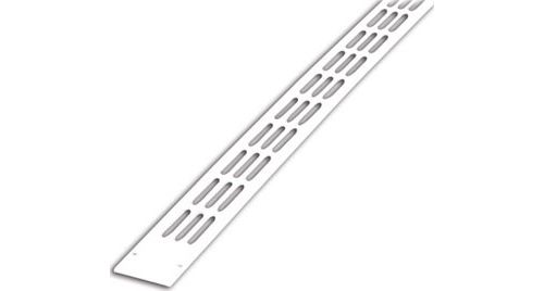 Renson Blanc Grille Plate Alu 478/2 - 375 Mm - Ral 9010 - 00047826