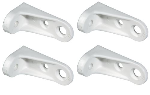 4x ferrure d assemblage plastique blanc equerre raccord d angle de fixation meuble tiroir etagere clous vis et fixations achat prix fnac