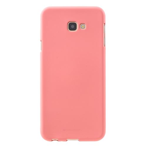 Coque en TPU mat doux rose pour votre Samsung Galaxy J4 Plus