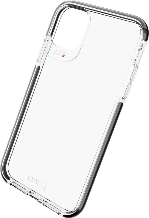 Gear4 Piccadilly - Achterzijde behuizing voor mobiele telefoon - D3O - zwart - slank ontwerp - voor Apple iPhone 11